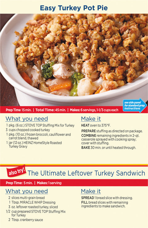 Stove Top Stuffing Mix Turkey 6 OZ