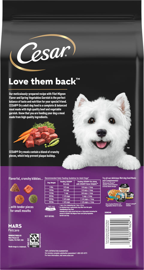 Cesar Gourmet Filet Mignon Flavor Food for Dogs 43.2 oz