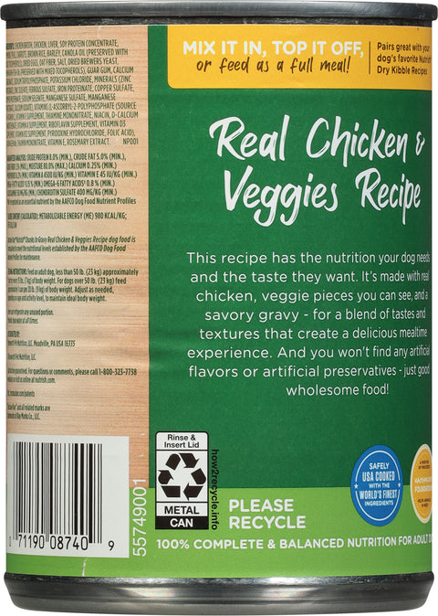Rachael Ray Nutrish Chicken And Veggie Chunks In Gravy 13 OZ