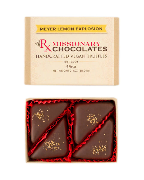 Meyer Lemon Explosion Truffles
