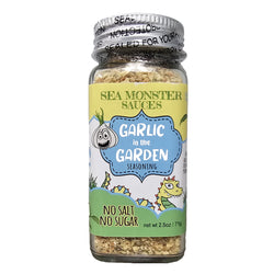 Sea Monster Sauces Garlic in the Garden Seasoning - 4 OZ 12 Pack