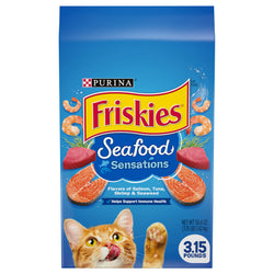 Purina Friskies Seafood Sensations Cat Food - 3.15 OZ 4 Pack