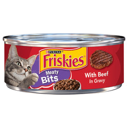 Friskies Canned Beef In Gravy Cat Food  - 5.5 OZ 24 Pack