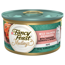 Purina Fancy Feast Pate Wet Cat Food, Medleys - 3 OZ 24 Pack