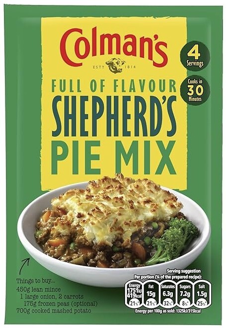 COLMAN's SHePHeRD's PIe MIX - 1.8 OZ 16 Pack