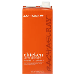 Rachael Ray Low Sodium Chicken Stock - 32 OZ 6 Pack