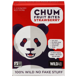 Chum Strawberry Fruit Bites - 2.8 OZ 6 Pack