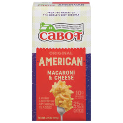 Cabot American Style Macaroni And Cheese Original American - 6.25 OZ 12 Pack