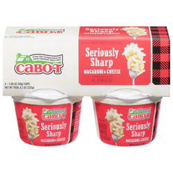 Cabot Seriously Sharp Macaroni And Cheese - 8.2 OZ 6 Pack