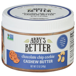 Abby's Better Cashew Butter Chocolate Chip Cookie - 12.0 OZ 6 Pack