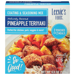 Leenie's Foods Seasoned Coating Mix Pineapple Teriyaki - 4.5 OZ 6 Pack