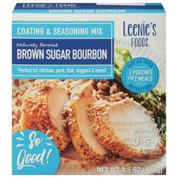 Leenie's Foods Seasoned Coating Mix Brown Sugar Bourbon - 4.5 OZ 6 Pack