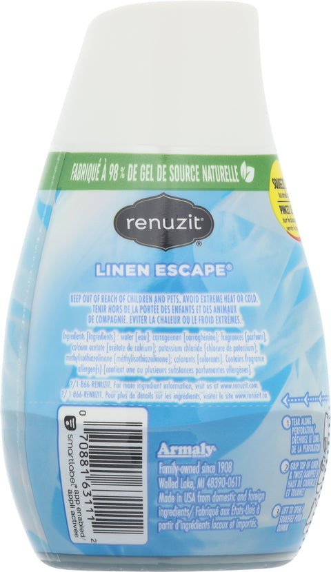Renuzit Linen Escape Gel Air Freshener 7.0 oz