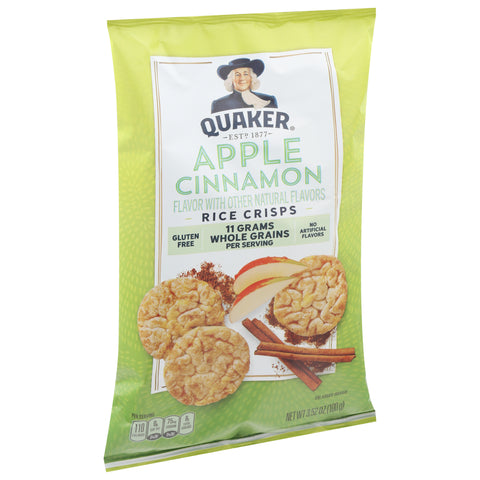 Quaker Snacks Popped Apple Cinnamon 3.52 OZ