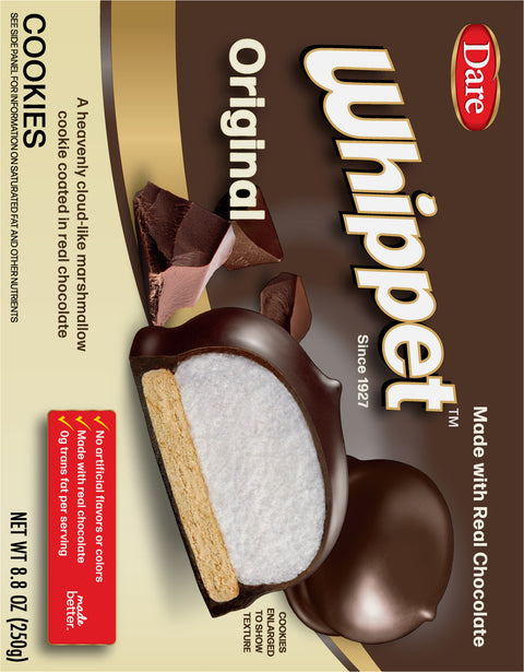 Whippet Dark Chocolate Covered Marshmallow Cookie 8.8 OZ