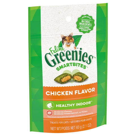 Greenies Feline Chicken Smartbites 2.1 OZ