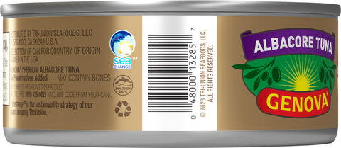 Genova Solid White Tuna Olive Oil Low Sodium 5 OZ
