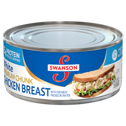 Swanson Chicken Premium Chunk White Chicken Breast - 9.75 OZ 12 Pack