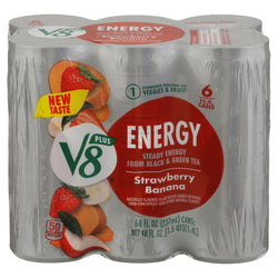 V8 Strawberry Banana Energy Drink - 48 OZ 4 Pack