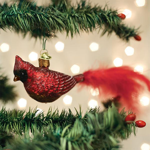 Vintage Cardinal Ornament