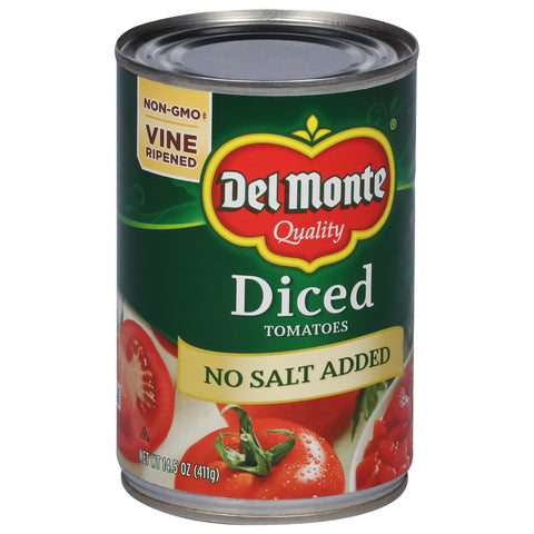 Del Monte Tomatoes Diced No Salt Added 14.5 OZ