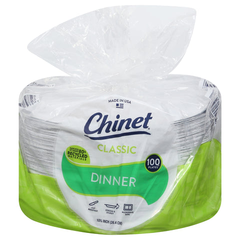 Chinet Dinner Plate 100 CT