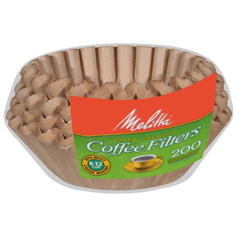 Melitta Coffee Filter Basket Brown 200 CT