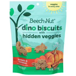 Beech Nut Butternut Bliss Dino Biscuits with Hidden Veggies - 5 OZ 7 Pack