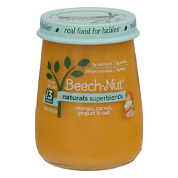 Beech-Nut Naturals Stage 3 Mango, Carrot, Yogurt & Oat - 4 OZ 10 Pack