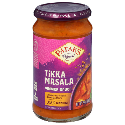 Patak's Tikka Masala Medium Curry Sauce 15 OZ