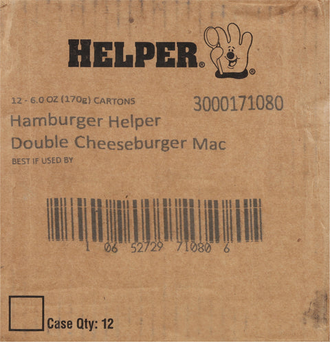 Hamburger Helper, Double Cheeseburger Macaroni 6 OZ