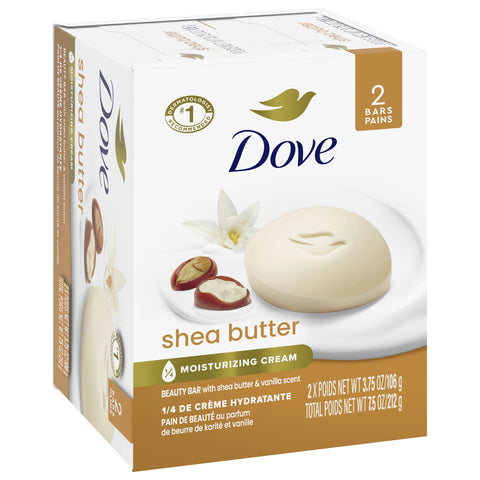 Dove Shea Butter Bar Soap 7.5 OZ