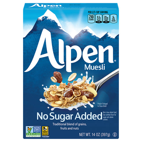 Alpen No Sugar No Salt Added Muesli 14 OZ