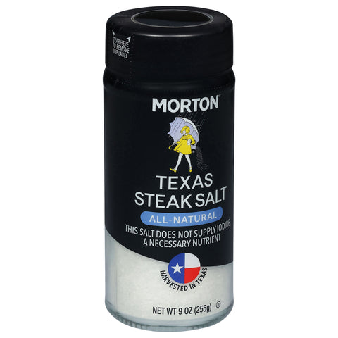 MortonÃ‚Â® Texas Steak Salt, All-Natural Coarse Salt