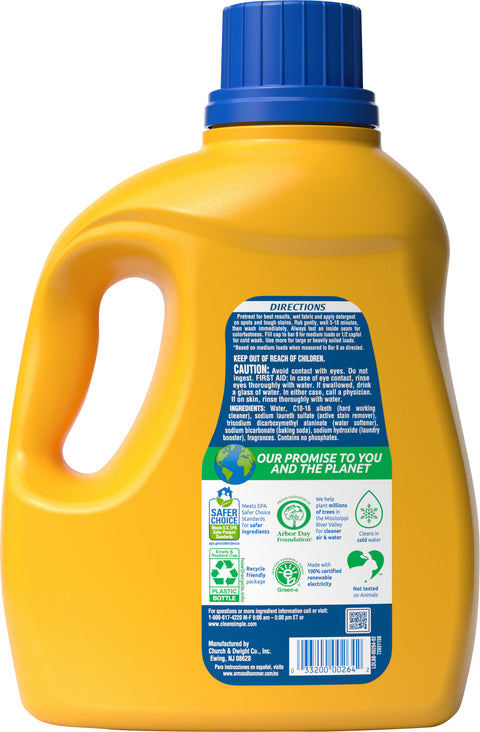 Arm & Hammer Crisp Clean Liquid Detergent 100.5 FZ