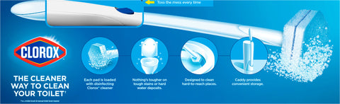 Clorox Toilet Wand With Storage Caddy 1.04 OZ