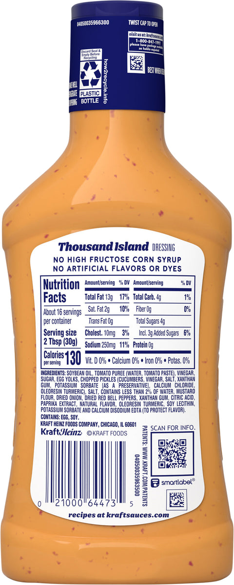 Kraft Thousand Island Dressing 16 FZ