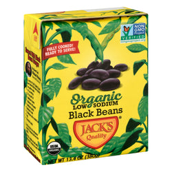 Jack's Organic Low Sodium Black Beans - 13.4 OZ 8 Pack