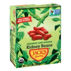 Jack's Organic Low Sodium Kidney Beans - 13.4 OZ 8 Pack