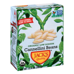 Jack's Organic Low Sodium Cannellini Beans - 13.4 OZ 8 Pack