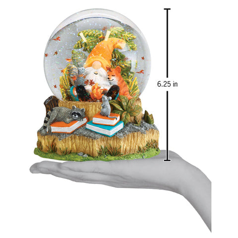 Autumn Forest Gnome Snow Globe