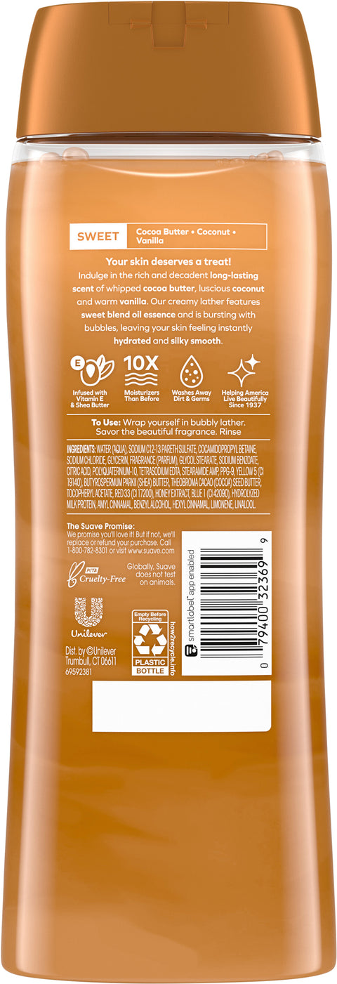 Suave Body Wash Cocoa Butter & Shea 18 FZ
