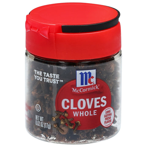 McCormick Cloves Whole - 0.62 OZ 6 Pack