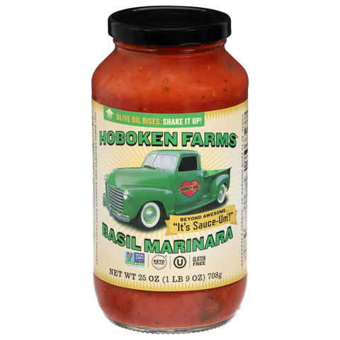 Hoboken Farms Basil Marinara Sauce 25 oz