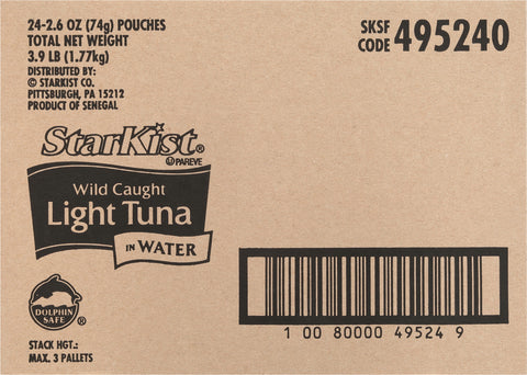 Starkist Tuna Chunk Wild Caught Light Pouch 2.6 OZ