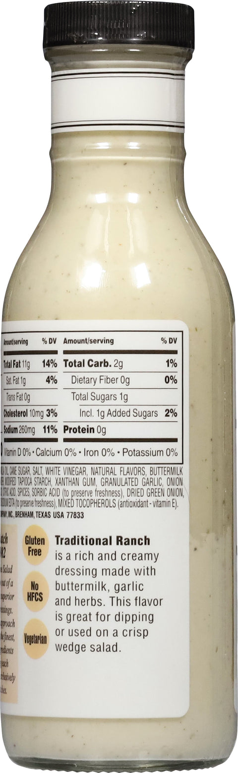 Briannas Traditional Home Style Ranch Dressing 12 fl oz