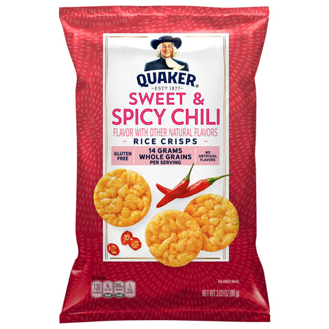 Quaker Sweet & Spicy Chili Rice Crisps 3.03 OZ
