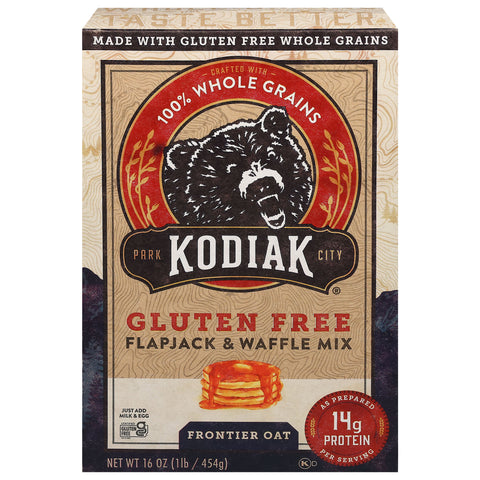 Kodiak Gluten Free Frontier Oat Flapjack & Waffle Mix 16 oz