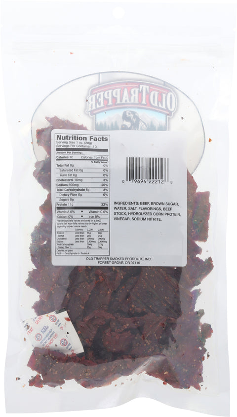 Old Trapper Peppered Beef Jerky 10 oz