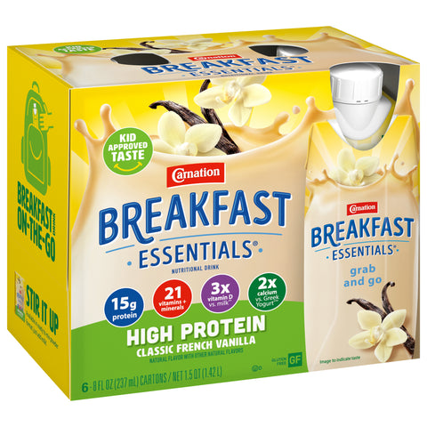 Carnation Ready To Drink Breakfast Hi-Pro Vanilla 48 FZ